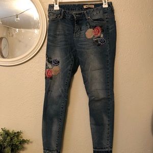 Embroidered jeans